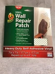 Duck Brand Vinyl Repair White 7 In. X Patching Drywall Diy Seal. Fixed Price $22.99.