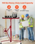11FT Drywall Lift 150LB Sheetrock Hoist Panel Jack W/ Wheels Red. Fixed Price $220.99.
