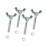 4 Packs Drywall Stilts Wing Bolt Replacement Kits, One Size, Galvanized. Fixed Price $17.16.