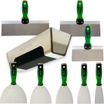 's Flexible Stainless Steel Drywall Taping Knife Set With 12" Mud Pan And Grip,. Fixed Price $61.31.