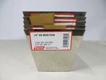 Wal-board MP-14 14" Stainless Steel Mud Pan, Lot Of 5. Fixed Price $40.00.