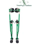 Usg Sheetrock Magnesium, Lightweight Professional Drywall Stilts 24-40. Fixed Price $379.00.