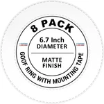 Lightlabs Goof Ring Matte 8 Pack 6.7" Diameter For 4" Cans. Inlcudes Tap.... Fixed Price $17.79.