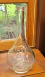 Rare Size 11" Laco Olive Oil Bottle Antique Vintage Bubble Glass Embossed. Fixed Price $35.00.