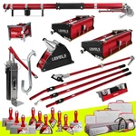 LEVEL5 Drywall Tool Set, Flat Boxes, Automatic Taper & Handles + Bonus 4-600. Fixed Price $4813.38.