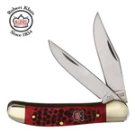 Robert Klaas Pocket Knife Copperhead Red Bone Handle. Fixed Price $29.66.