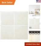 Stylish 3D Adhesive Peel And Stick Backsplash - 5 Sheets Effortless Upgrades. Fixed Price $73.95.