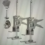Jazorr 2PCS Metal Labor Saving Arm Jack, Load-bearing 440 Lb Silver. Fixed Price $69.95.