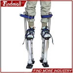 Findmall 15" - 23" Adjustable Silver Aluminum Alloy Stilts For Painters Walking. Fixed Price $94.16.