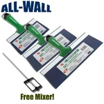 Usg Sheetrock Pro Drywall Taping Knife Set 8-10-12 Matrix Style Grip, Free Mixer. Fixed Price $69.99.