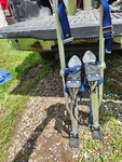 24-40 Inch Aluminum Drywall Painting Stilts For Painter Taping Tool Silver. Fixed Price $75.00.