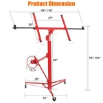 Drywall Lift 16FT Jack For Ceiling Adjustable Panel Hoist 150LBS 3LOCKABLE Wheel. Fixed Price $178.19.