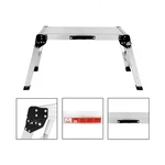 Aluminum Step Stool Non-slip Folding Work Platform 330LBS Drywall Ladder. Fixed Price $53.99.