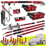 LEVEL5 Drywall Tools Set Flat Boxes, Taper & Ext. Handles + Minishot 4-661P. Fixed Price $5823.87.