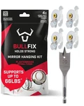 Bullfix Mirror/picture Hanging Kit - Heavy Duty Drywall Anchors For Pictures,.... Fixed Price $25.04.