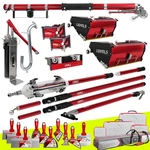 LEVEL5 Mega Drywall Taping Finishing Set, Ext. Handles + Minishot 4-685P. Fixed Price $6363.36.