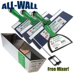Usg Sheetrock Pro Series Taping Knife Set 6-8-10-12 W/12" Mud Pan + Free Mixer!. Fixed Price $109.99.