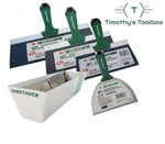 Usg Sheetrock Pro Series Taping Knife Set 6-8-10-12 + 12" Mud Pan. Fixed Price $92.99.