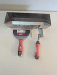 Wal-board 12" Mud Pan 6" Joint Knife & Corner Towel. Fixed Price $28.50.