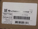 Lithonia Lighting DGA22 Dry Wall Grid Adapter For 2X2 Recessed Troffer Lights. Fixed Price $30.39.
