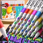 Colores Set Acrylic Art Marker Pen Rock Painting For Kids Free Shipping. Fixed Price $17.01.