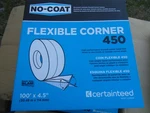 No-coat 450 Flexible Drywall Corner Trim Bead 100' 4.5" Roll Certainteed. Fixed Price $149.95.