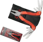 Multitool Red 13-TOOL Folding Pocket Knife 4IN Closed + Black Belt Sheath. Fixed Price $18.88.
