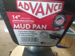 14" Advance 14P Plastic Rounded Bottom Drywall W/ Steel Edge( RM1. Fixed Price $5.96.