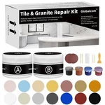 Globalcom Tile And Granite/marble Repair Kit, Porcelain Stone Quartz Coun.... Fixed Price $34.98.