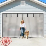 Fego 9X7FT Privacy Garage Door Screen Sliver Grey Magnetic. Fixed Price $65.84.