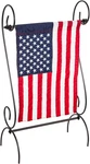 Evergreen Scroll American Garden Flag Stand Premium Metal Iron Holder. Fixed Price $40.93.