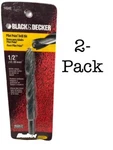 Black & Decker 1/2" Bullet Pilot Point Hss Drill Bit 3/8 Shank #14342 2-PACK. Fixed Price $25.99.