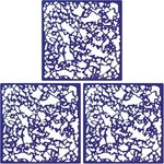 3 Pieces Knockdown Texture Spray Stencil Drywall Repair As The Picture Shown. Fixed Price $11.75.