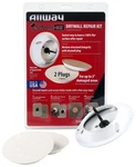 Allway WEK2 Wall-ez Drywall Repair Kit With Tapered Hole Saw And Plugs. Fixed Price $44.29.
