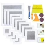 Hommee 19PCS Drywall Patch Repair Kit, 4/6/8/10 Inch Aluminum Plate White. Fixed Price $16.99.