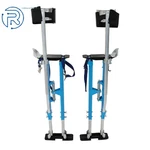 36 - 48 Inch Drywall Stilts Painter Taping Adjustable Aluminum Tool Blue. Fixed Price $114.83.