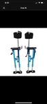 Adjustable Drywall Stilts 36" - 48" Painters Walking Taping Finishing Tools Blue. Fixed Price $70.00.