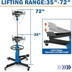 Stage Transmission JACK,2 Hydraulic 1660LBS, 360 Swivel Wheel. Fixed Price $189.88.