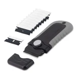 Gomake Locking Razor Scraper With Safety Cap, Grey Black. Fixed Price $13.35.