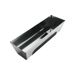 14" Stainless Steel Drywall Mud Pan Non Slip Grip Contoured Heli-arc Made Usa. Fixed Price $26.95.