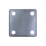 Flat Square Steel Base Plates With Holes 3X3 4X4 5X5 6X6 8X8 Qty Discounts. Fixed Price $132.00.
