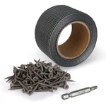 Goldblatt 50' Cement Board Tape With 150-COUNT #8 1-5/8'' Concrete Screws. Fixed Price $17.99.