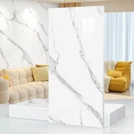10PCS Marble Peel And Stick Waterproof Wall 23.6 X 11.8 2.4MM, White/gray. Fixed Price $51.46.