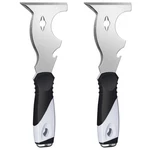 Mister Rui 2 Pack 10 Putty Knife Painters Multi Tool With Hammer End. Fixed Price $23.73.