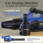 Car Drying Nozzles For Kobalt 80V 630 Cfm Leaf Blower Khb 25280-06, 4080-06. Fixed Price $46.80.