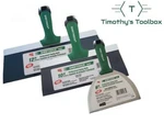 Usg Sheetrock Pro Drywall Taping Knife Set 6-10-12" Blue Steel Matrix Style Grip. Fixed Price $54.99.