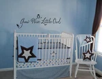 Grow Wise Little Owl Vinyl Wall Decal Lettering Words Baby Nursery Sticker. Fixed Price $10.12.