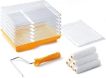 Voomey 15 Pcs 6 Inch Paint Kit With Small Roller, Tray. Fixed Price $28.67.
