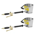2 Cement Mortar Sprayer Hopper 4 Jet Paint Wall Concrete Stucco Gun Tool. Fixed Price $65.92.