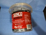 Senco 06A125P Duraspin #6 X 1-1/4 Inch Drywall Collated Screw, Fine Thread. New. Fixed Price $32.99.